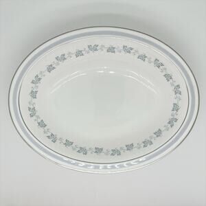Vintage Royal Doulton England Fine Bone China Oval Serving Plate Lyric Pattern
